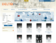 Tablet Screenshot of deltapac.ca